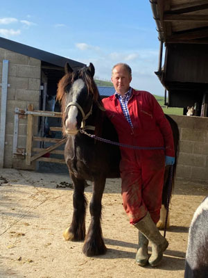 Andrew Beckett with Horse